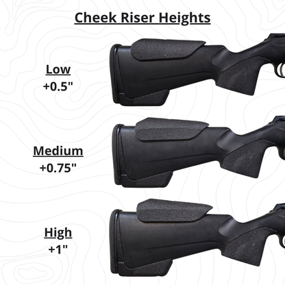 Ruger American Accessories: Cheek Riser & Bag Rider