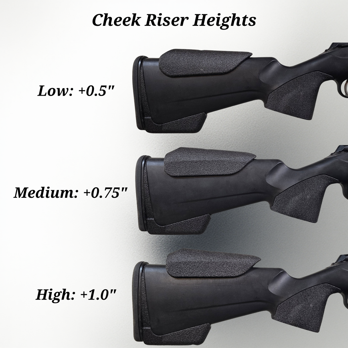 Tikka T3X Accessories: Vertical Grip, Cheek Riser, & Bag Rider – Full ...
